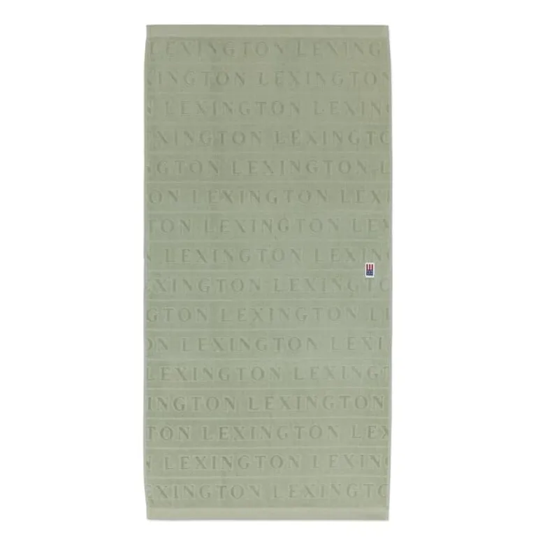 Håndkle velour jacquard 70x130 cm vintage green