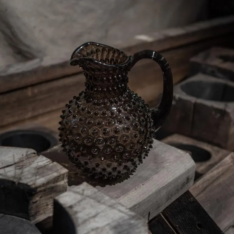 Hobnail karaffel 2L black smoke