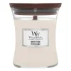 Hourglass duftlys medium white teak