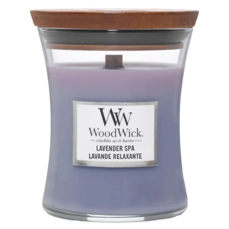 Hourglass duftlys medium lavender spa