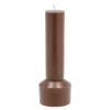 Hvils lys 7x20 cm brown