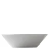 Hvit Riflet dyp tallerken 17 cm