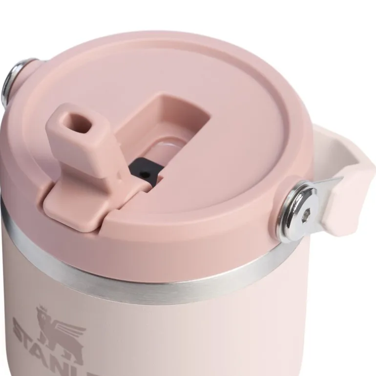 Iceflow flip straw tumbler termoflaske 0,6L rose quartz