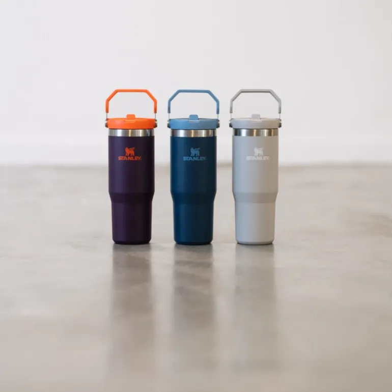 Iceflow flip straw tumbler termoflaske 0,89L plum