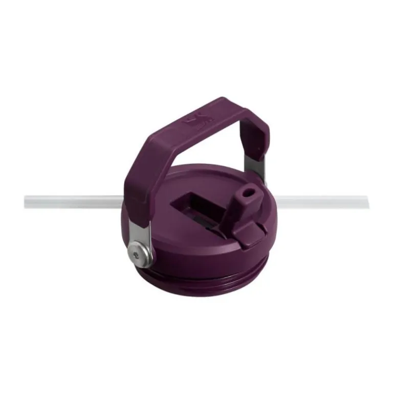Iceflow flip straw tumbler termoflaske 0,89L oransje/lilla