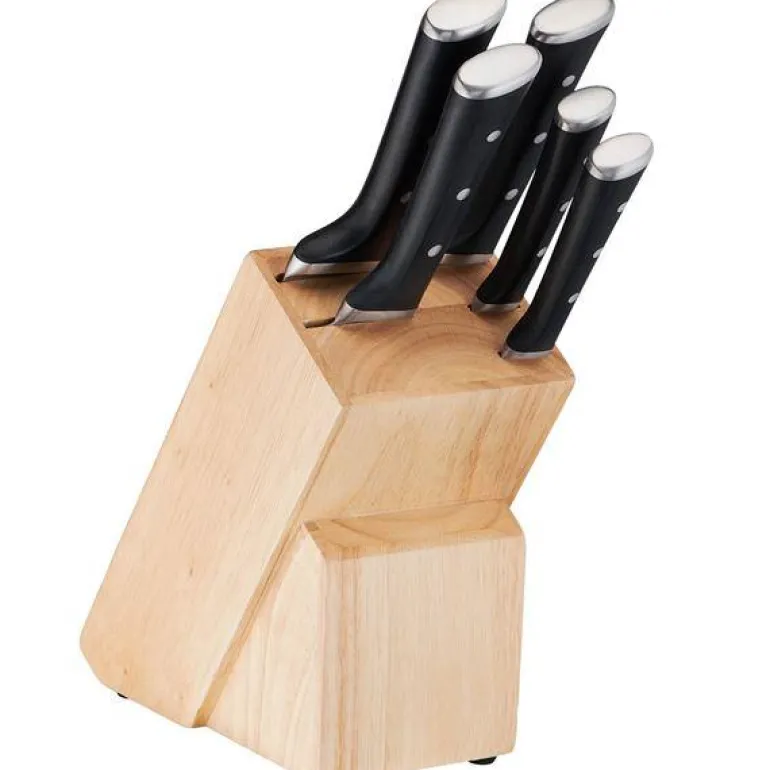Ingenio Ice Force knivsett knivblokk + 5 kniver