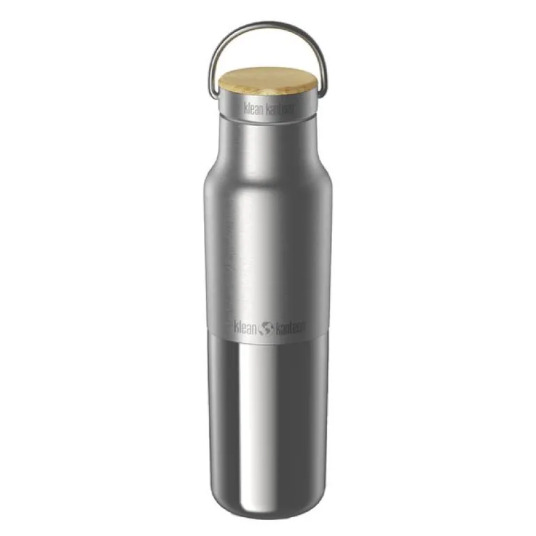 Insulated Reflect termoflaske 0,35L med bambuslokk børstet stål
