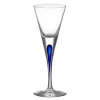 Intermezzo snapsglass 6 cl blå