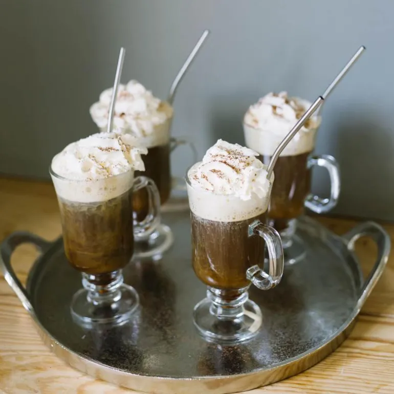 Iona irish coffee sett 4 glass 20 cl 4 sugerør