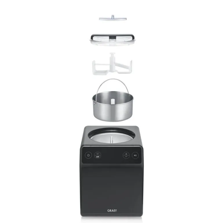Iskremmaskin med kompressor 2L IM706E iron mica