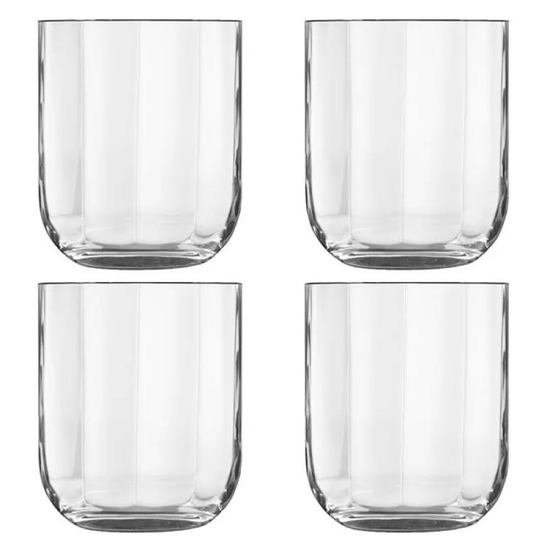 Jazz vannglass/whiskyglass 35 cl 4 stk