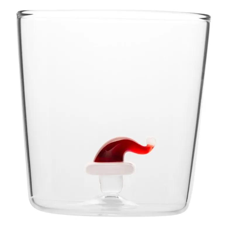Jul vannglass med figur 35 cl nisselue