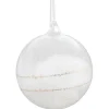 Julekule m/ sang 12 cm gull