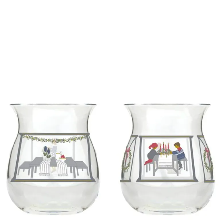 Julelyslykt 2024 7,5 cm 2 stk