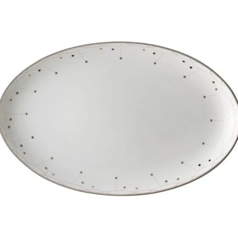 Julemorgen Girlander ovalfat 39 cm