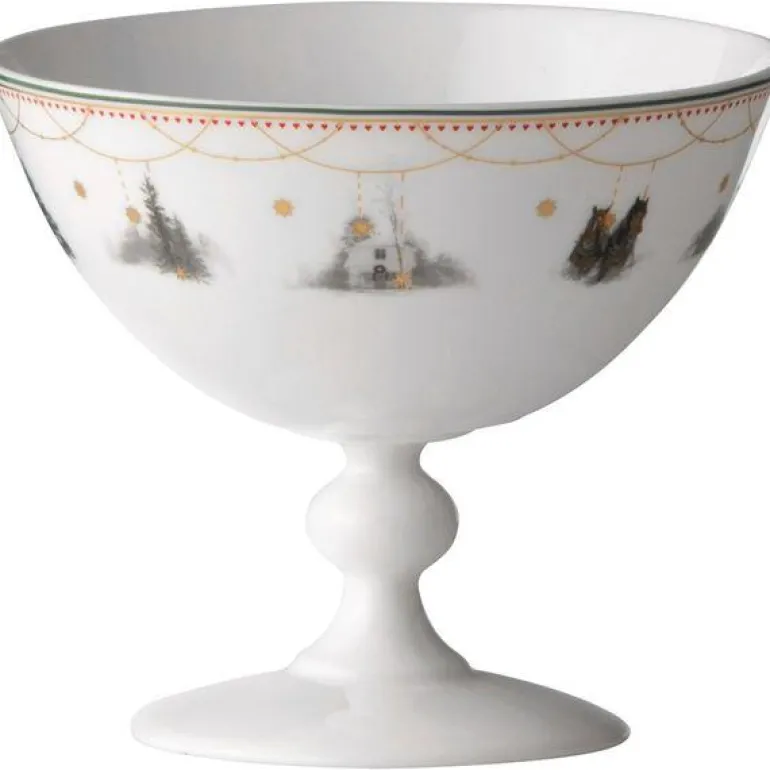 Julemorgen Story dessertskål m/stett multifarget