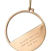 Julepynt m/fotoramme Bestevenn 7x0,5 cm 14K gull