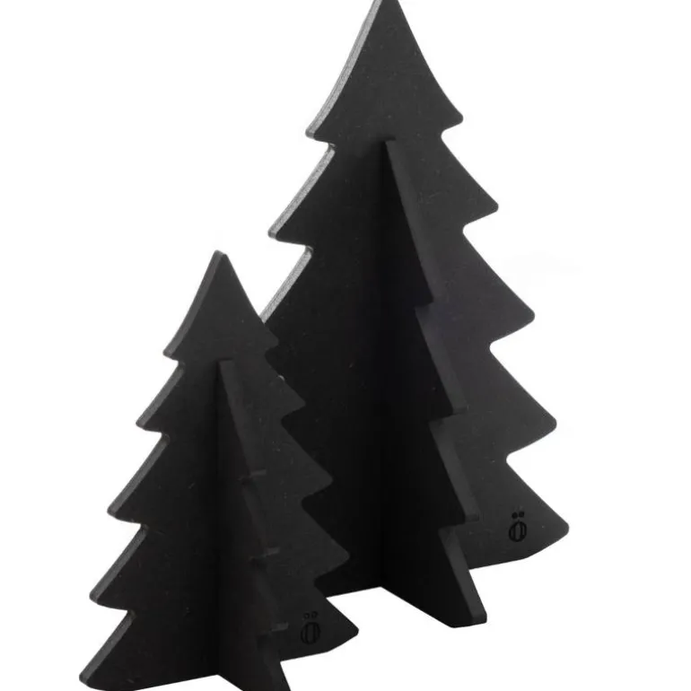 Juletre large 30 cm grå
