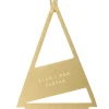 Juletrepynt Farfar 0,73x5,3 cm 14K gull