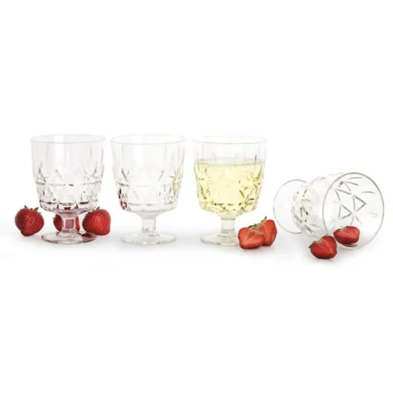 Juni piknik glass 30 cl 4 stk