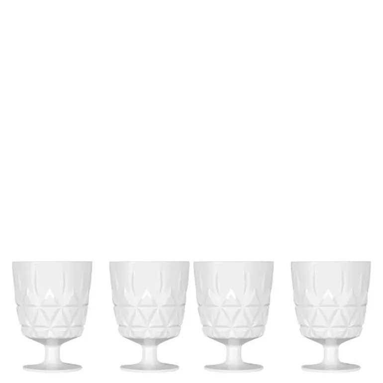 Juni piknik glass på stett 30 cl 4 stk