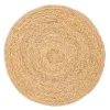 Jute dekkebrikke D38 cm natur