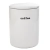 Kaffebeholder 17 cm hvit