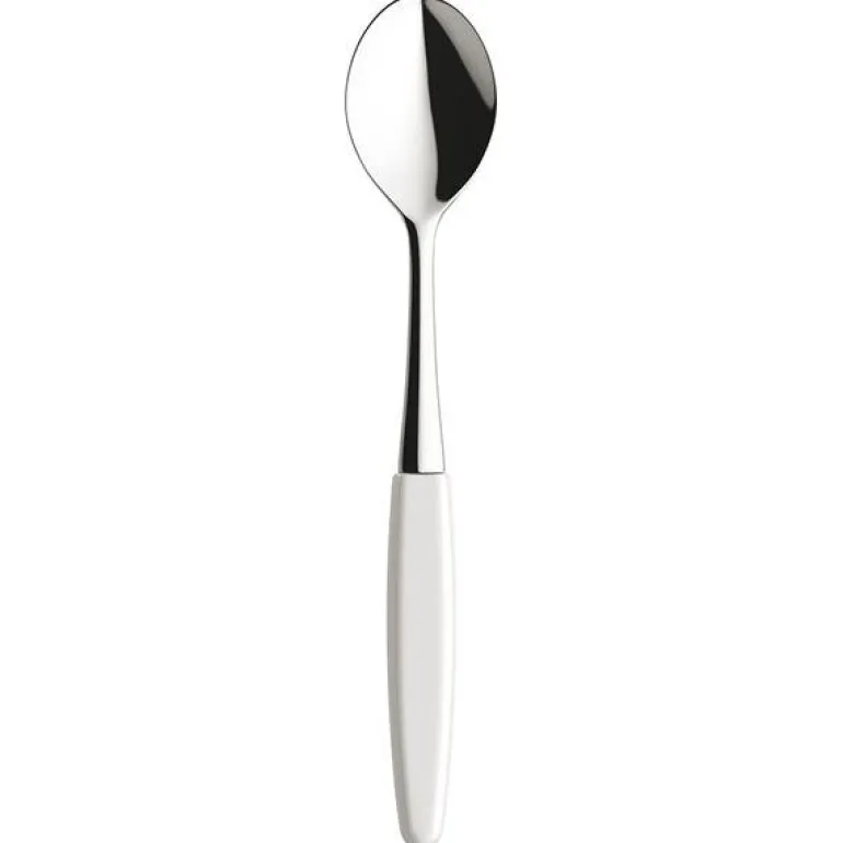 Kaffeskje 16 cm hvit