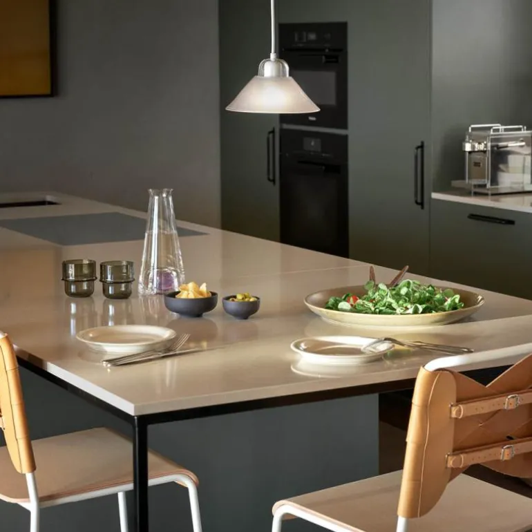 Kalo lampe 22 cm hvit