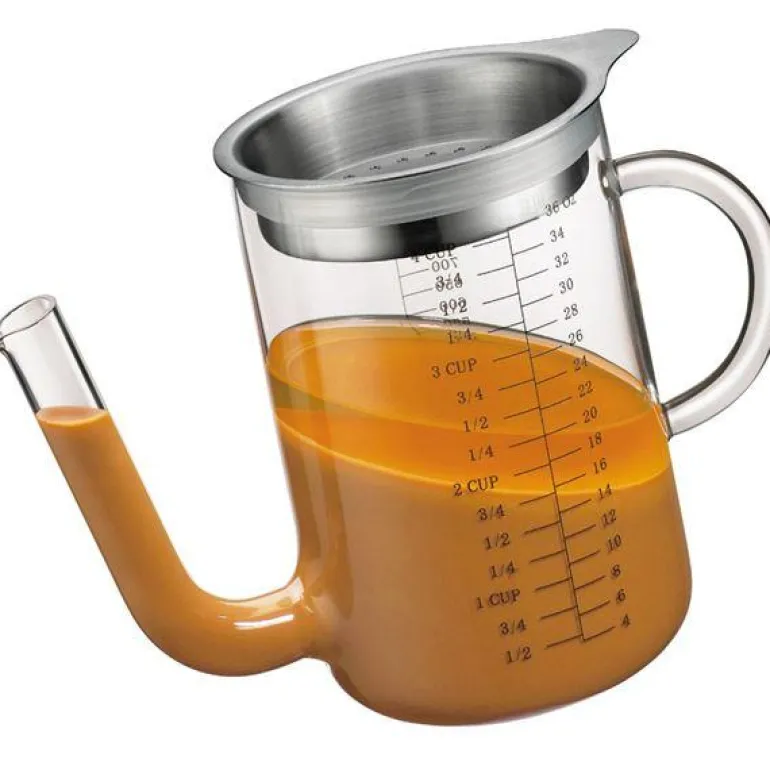 Kanne med fett-separator