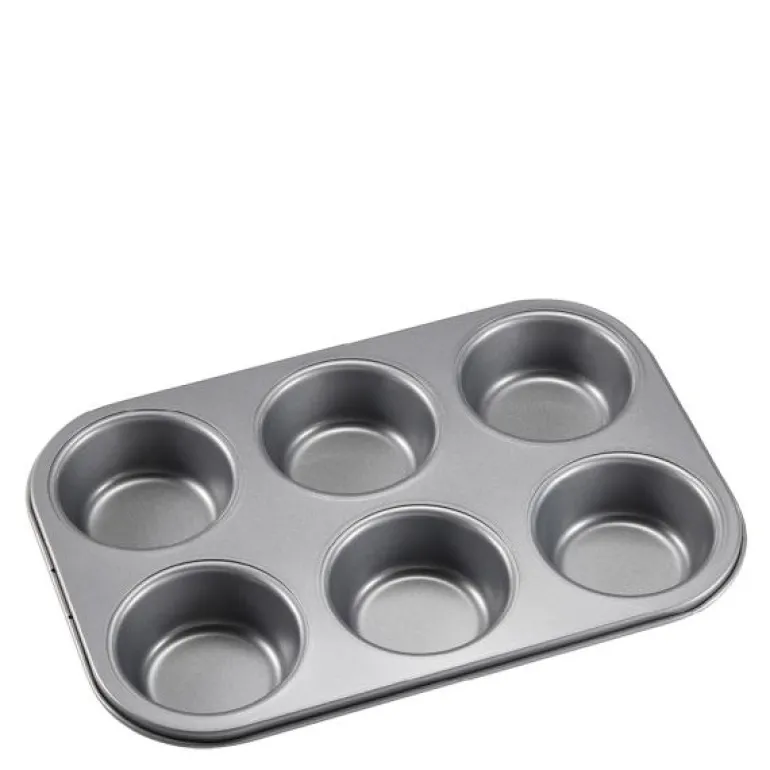 Karabo muffinsform 6 stk grå