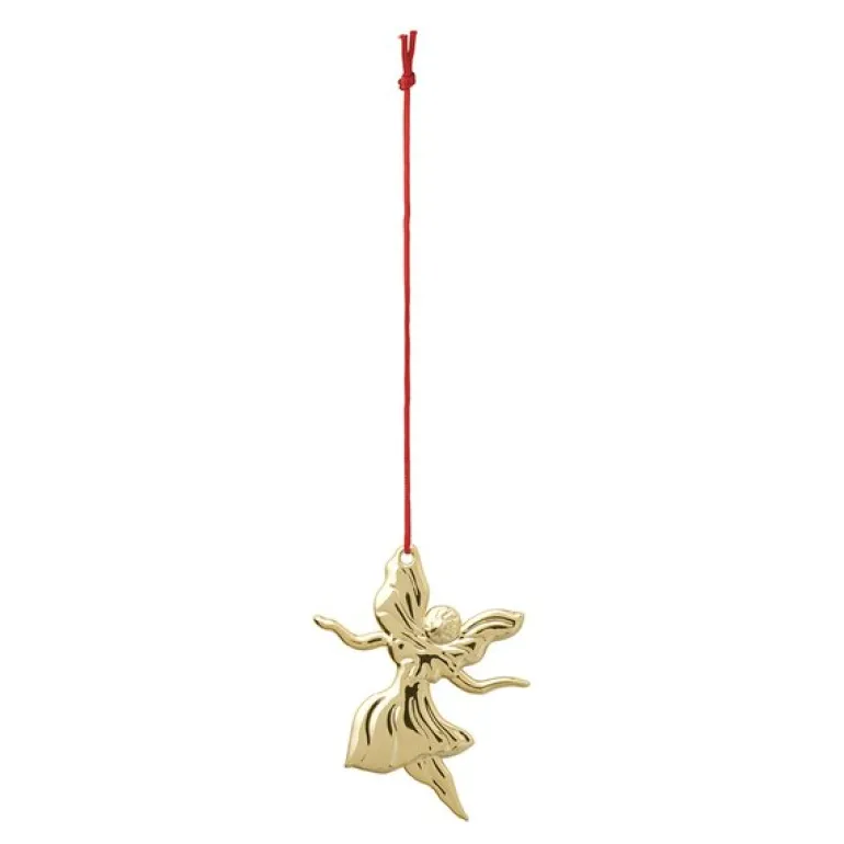 Karen Blixen dansende engel 7 cm forgylt