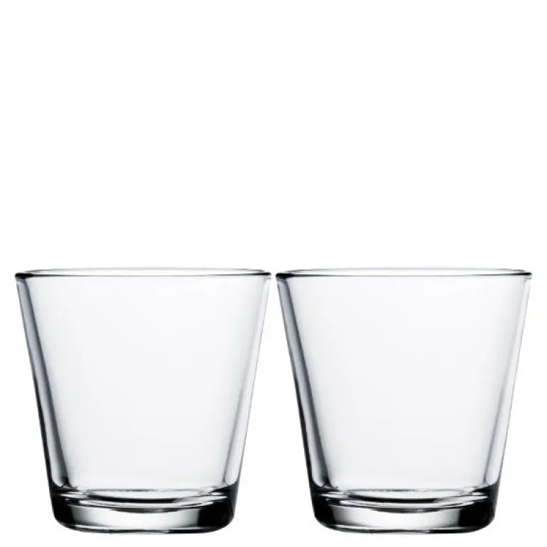 Kartio glass 21 cl klar 2 stk