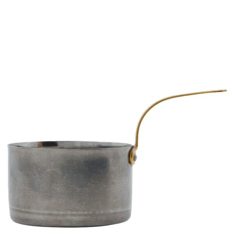 Kasserolle mini 10 cm silver finish