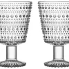 Kastehelmi glass 26 cl 2 stk klar
