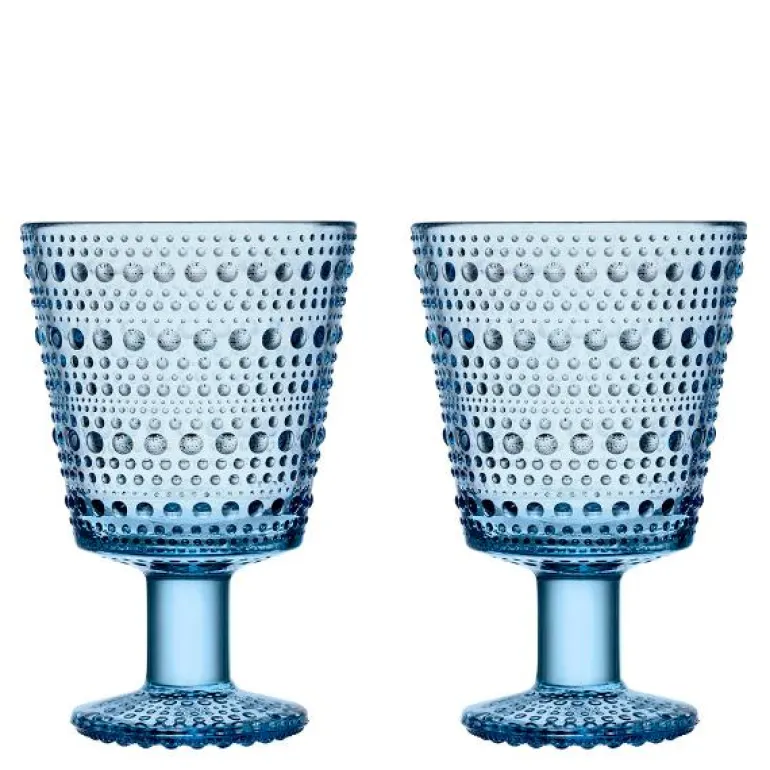 Kastehelmi glass 26 cl 2 stk aqua