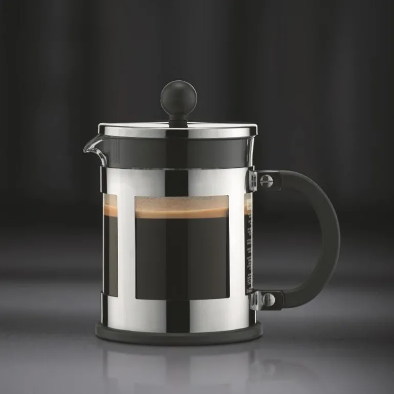 Kenya presskanne 50 cl 4 kopper krom