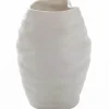 Keramikkvase 20x14 cm hvit