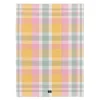 Kjøkkenhåndkle påskeruter 50x70 cm gul/grønn/rosa