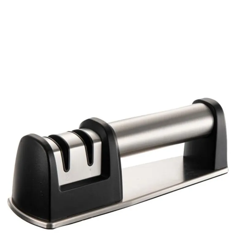 Knivsliper 20 cm svart/børstet