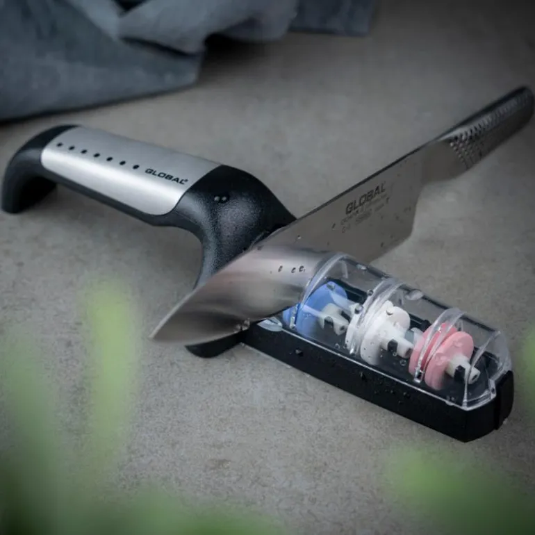 Knivsliper m/3 hjul G-913/sb svart