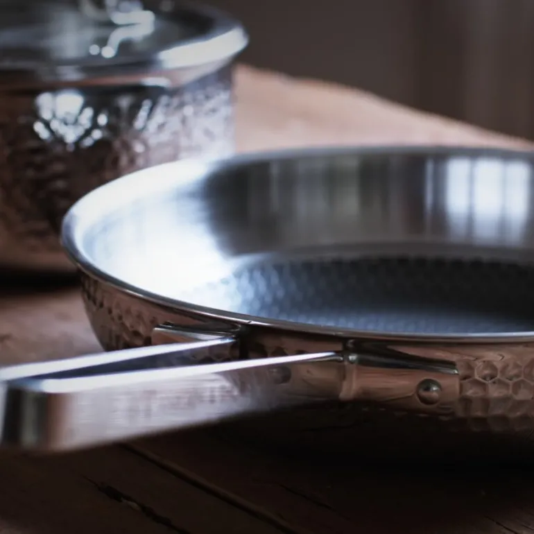 Korma stekepanne 22 cm hamret polert stål