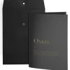 Kort brettet onkel 16,8x21,8 cm svart