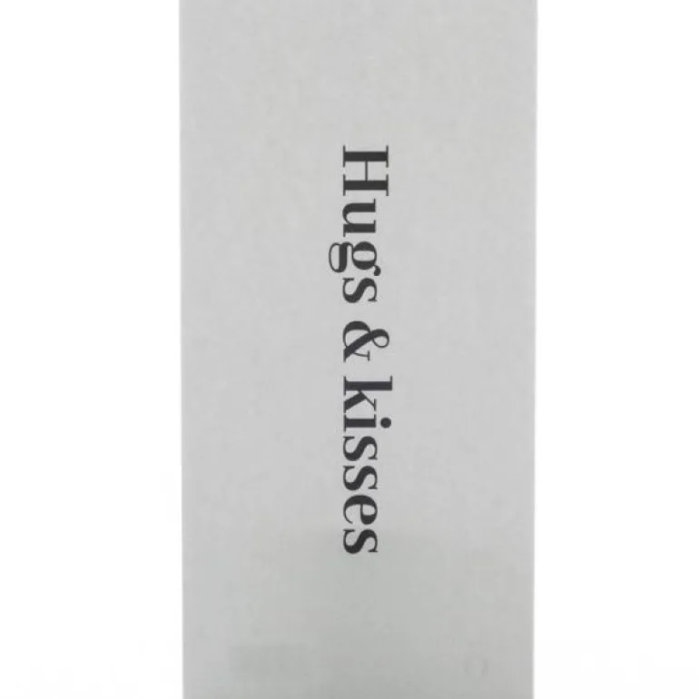 Kort 7,5x16 cm hugs & kisses