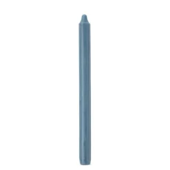 Kronelys 28,5 cm blå grå