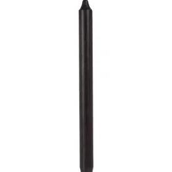 Kronelys 28 cm svart