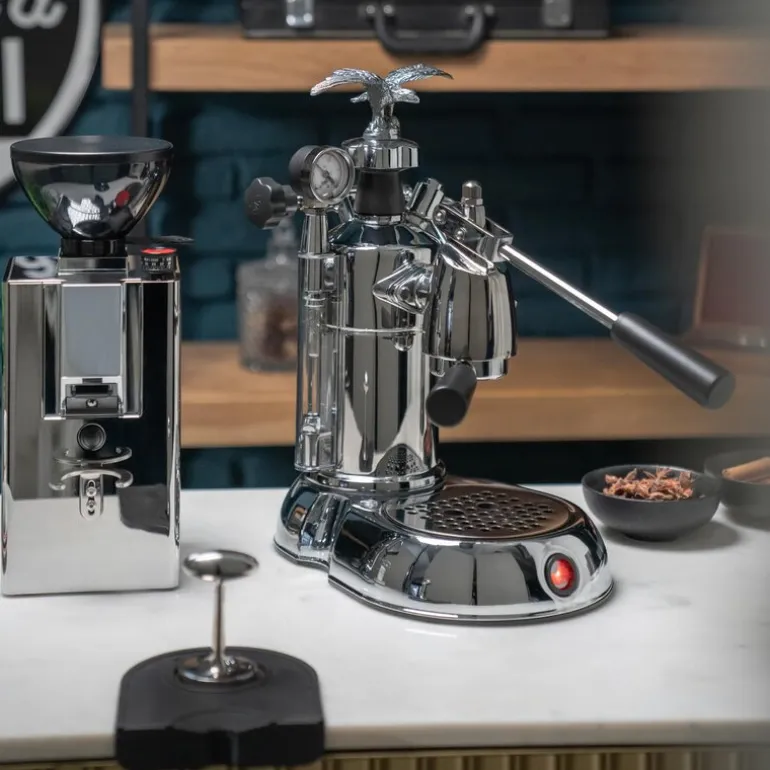 Kube mill kaffekvern 150g cromo polert stål