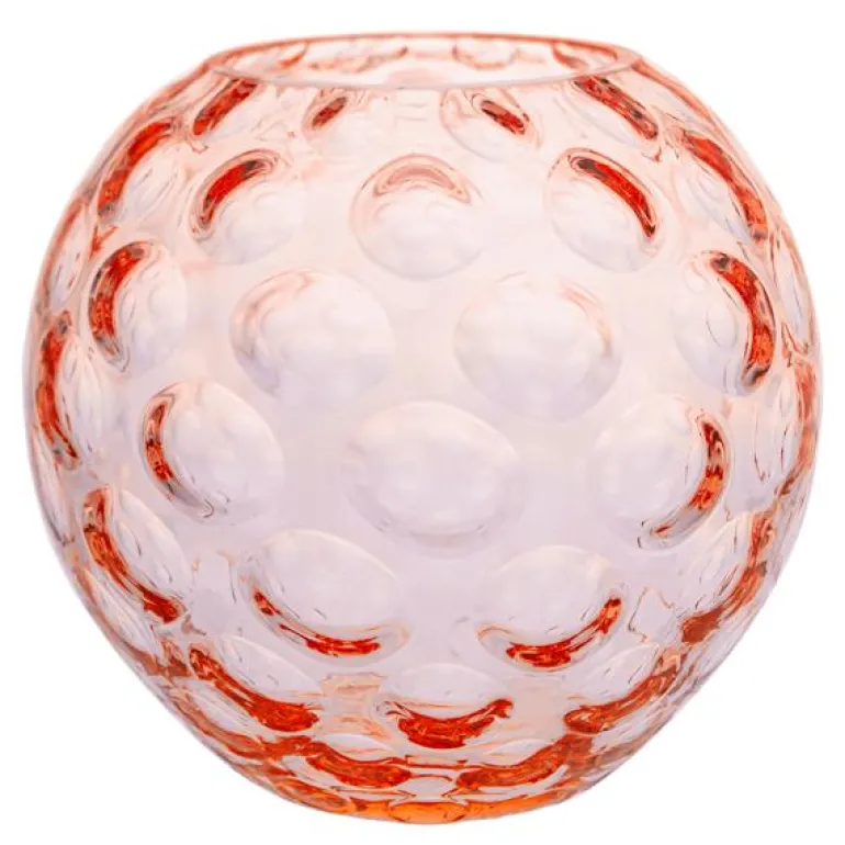 Kugel vase 18 cm rosaline