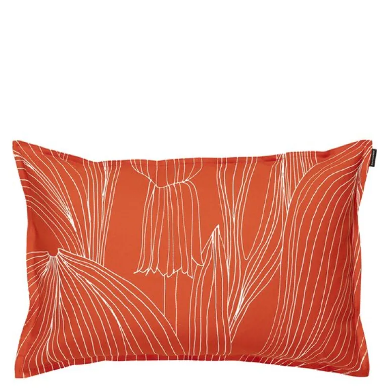Kukat Puhkeavat putetrekk 40x60 cm tomat rød/hvit