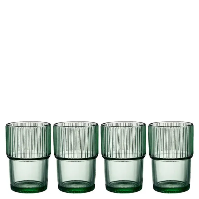 Kusintha kaffeglass 38 cl 4 stk grønn